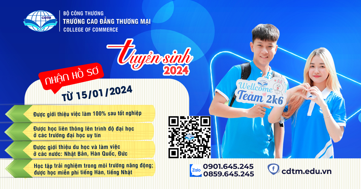 Thông báo tuyển sinh hệ chính quy năm 2024